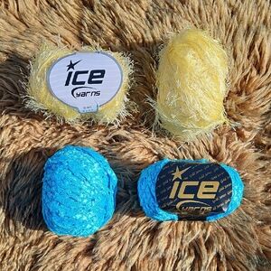 Ice Yarns Yellow and Blue Yarn Set